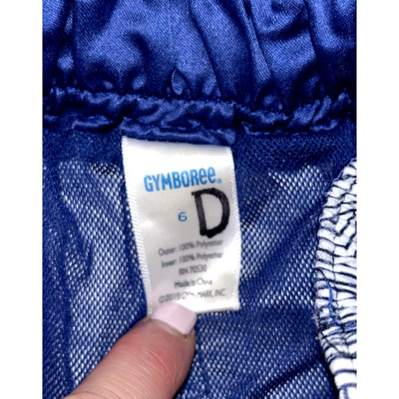 Gymboree Boys Swim Shop Blue and Green Palm Trees Swim Shorts Board Shorts Sz 6 - Picture 3 of 5